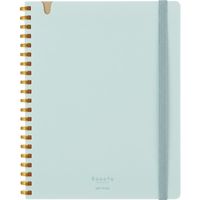 コクヨ ソフトリングスーファ 4ミリ方眼B6変形80枚ライトブルー ス-SV748S4-LB 1セット(1冊×4)