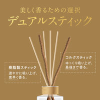 芳香剤 部屋用 つめかえ用 スッキーリ コルク+スティック ピュリチャー 木漏れ日の中で 詰め替え 1個 リードディフューザー 室内 玄関 アース製薬