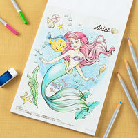 ショウワノート らくがきちょう B5 ディズニープリンセス アリエル 1冊