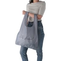 エコバッグ ICE GREY 70887 1セット（6個入） 不二貿易（直送品）