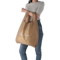 エコバッグ BISCUIT BEIGE 70888 1セット（6個入） 不二貿易（直送品）