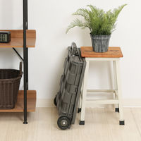 不二貿易 フォールディングキャリーカート L 蓋付き KH 86442 1個