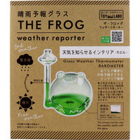 ノルコーポレーション 遊んで学べる科学おもちゃ 晴雨予報グラス ザ・フロッグ ウェザーリポーター　2セット（直送品）