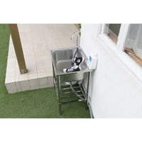 谷村実業 蛇口付きガーデン流し台 60cm 3623000340 1台（直送品）