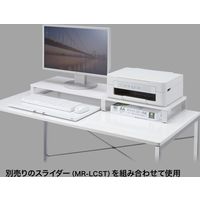 サンワサプライ 机上液晶モニタスタンド(D300・ホワイト) MR-LC304WN 1個（直送品）