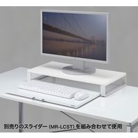 サンワサプライ 机上液晶モニタスタンド(D300・ホワイト) MR-LC302WN 1個（直送品）