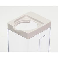 リバティーコーポレーション スクエア ウォーター ピッチャー 縦置き 横置き 1.8L ワームグレー LD-315 4571151223151 1個