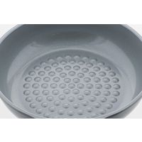 ベストコ IH フライパン 20cm グレー ND-1361 ヘルシーエンボス ファインセラミック 4975970257562 1個（直送品）