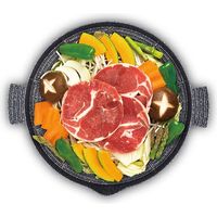 ベストコ 直火 軽量 ジンギスカン プレート カロリーオフ 28cm ND-4860 マーブルダイヤモンドコート 4975970257791 1個