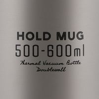 ステンレス ペットボトル ホルダー 500ml 600ml ステンレス NQ-0003 500～600ml用 HOLD MUG（直送品）