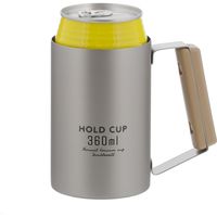 ベストコ 缶ホルダー タンブラー 保冷 ジョッキ ビール 360ml ステンレス NQ-0005 HOLD CUP パール金属（直送品）