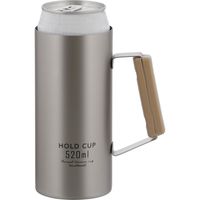 ベストコ 缶ホルダー タンブラー 保冷 ジョッキ ビール 520ml ステンレス NQ-0007 HOLD CUP パール金属（直送品）