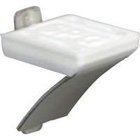 ARTIST(アーティスト) ステンレス棚柱用受ラバー ホワイト 4個 SA-TBRU-W 清水 10パック（直送品）