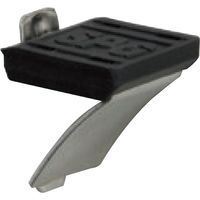 ARTIST(アーティスト) ステンレス棚柱用受ラバー ブラック 4個 SA-TBRU-B 清水 10パック（直送品）