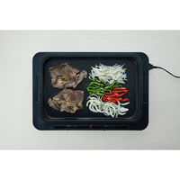 アイリスオーヤマ ホットプレート 左右温度調整 1枚 WHP-011-B(509381) 1台