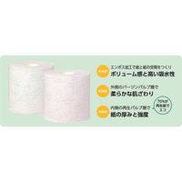 富士里和製紙 ボタニカトイレットペーパーバイオレット8ロールダブル37.5m 650759 1セット(12パック)