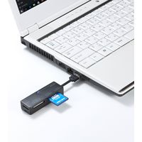 サンワサプライ アンドロイド対応カードリーダー ADR-AML22BKN 1個（直送品）