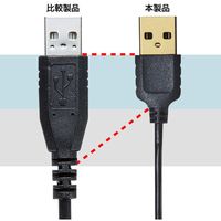 USBケーブル　USB-A（オス）MiniB（オス）　1m　USB2.0　KU-SLAMB510BKK　サンワサプライ　1本