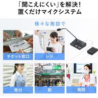 サンワサプライ 窓口業務マイクシステム MM-MCIP02 1個