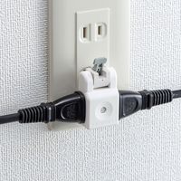 延長コード 電源タップ 2P（ピン） 2個口 ホワイト TAP-B56W サンワサプライ 1個（直送品）
