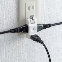 延長コード 電源タップ 2P（ピン） 3個口 ホワイト TAP-B57W サンワサプライ 1個