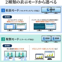 サンワサプライ USB3.2-HDMIディスプレイアダプタ(1080P対応) USB-CVU3HD1N 1個（直送品）