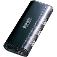 サンワサプライ USB2.0ハブ USB-HUB225GBKN 1個