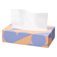 ティッシュペーパー 150組（5箱入）×1パック オリジナルティッシュ スマートコンパクトS PEFC認証紙 1パック（5箱入） ア  オリジナル（わけあり品）