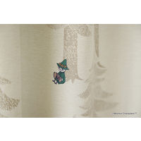 スミノエ ムーミン 遮光カーテン プート 100×135cm ライトブルーグレー 4549781277561 1枚