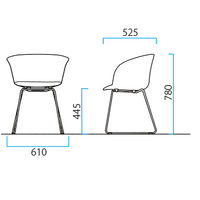 藤沢工業 TOKIO リフレッシュチェア オレンジ RCR21A DG 1セット(2脚入)（取寄品）