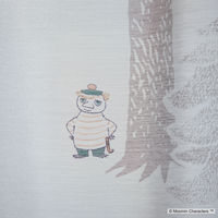 スミノエ MOOMIN セミオーダー レースカーテン プート 2000×2440mm グレー １セット(2枚入)（直送品）