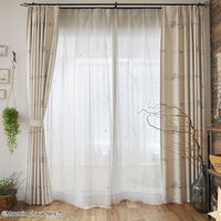 スミノエ MOOMIN セミオーダー レースカーテン タケウマボイル 2600×2490mm ホワイト １セット(2枚入)（直送品）