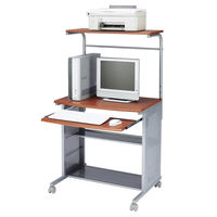 サンワサプライ パソコンデスク 幅750×奥行566×高さ1176～1326mm HDS-1SVN 1台（直送品）