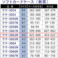 コクヨ ソフトカードケース(軟質)再生オレフィン系樹脂0. クケ-3062N 1セット(4枚)