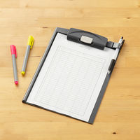 コクヨ クリップボードH B5-E 短辺とじ ダークグレー ヨハ-H75DM 4冊