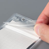 コクヨ 名札用ソフトケース縦型 チャック式 ナフ-C181-10N 1セット（100個：10個入×10パック）