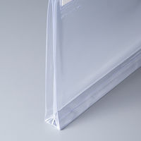 コクヨ カラーソフトクリヤーケースC（チャック付き）S型・ クケ-334W 1セット（6枚）