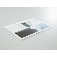 コクヨ レールクリヤーホルダーPET表紙10枚白 K2フ-TP760WX10 1セット(100冊:10冊×10パック)