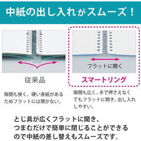 コクヨ キャンパスバインダスマートリングA5桃 ル-SP130LP 1セット(1冊×5)