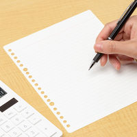 コクヨ 三色刷りルーズリーフ A5 補助帳 100枚 リ-156 1セット（200枚：100枚×2冊）