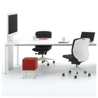 【組立設置込】内田洋行 UCHIDA（ウチダ） KRENE クレネチェア 肘なし ブラック ホワイトシェル KRA-100WC 1脚（3梱包）（直送品）