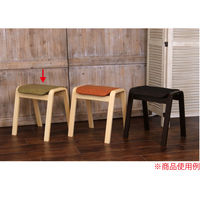 【軒先渡し】ヤマソロ パセリ スタックスツール ファブリックグリーン 1セット（4脚入）（直送品）