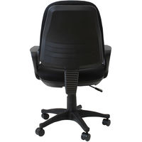 【軒先渡し】ヤマソロ ブリッジ オフィスチェア ブラック 1脚（直送品）