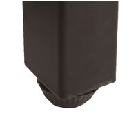 【軒先渡し】ヤマソロ nico 3段ラック ブラウンブラック 幅600×奥行305×高さ810mm 1台（直送品）