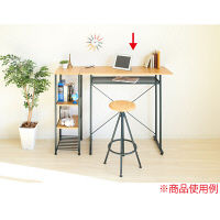 【軒先渡し】ヤマソロ TAO カウンターテーブル ナチュラル/ダークグリーン 幅1100×奥行400×高さ950mm 1台（直送品）