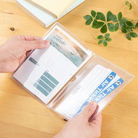 コクヨ ソフトカードケースW (二つ折りタイプ) 軟質タイ クケ-86 1セット(32枚入)