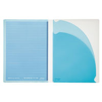 コクヨ キャンパスカバーノート（プリント収容ポケット付き）ブルー ノ-623AN-B 1セット（5冊）