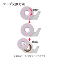 コクヨ テープカッター カルカット ハンディタイプ マスキングテープ用 ライトピンク 小巻対応 T-SM300-1NLP 1セット（4個）