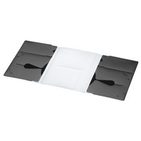 コクヨ（KOKUYO） CD用ケース<MEDIA PASS> トールサイズ 2枚収容 10枚 黒 EDC-DME2-10D 1パック（20枚入）（直送品）