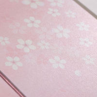 デザインフィル カラー色紙 両開き リボン 桜柄 33146006 1枚